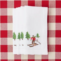 Swiss Red Gingham Tablecloth