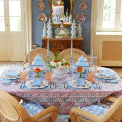 Sylvie Blue & Orange Placemats (Set Of 4)