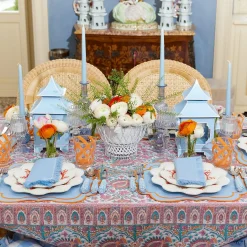 Sylvie Blue & Orange Placemats (Set Of 4)