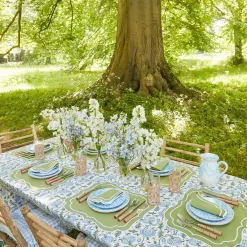 Sylvie Green Embroidered Placemats (Set Of 4)