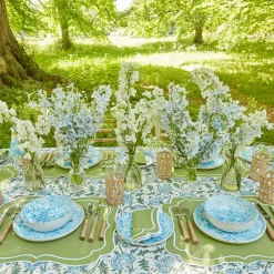 Sylvie Green Embroidered Placemats (Set Of 4)