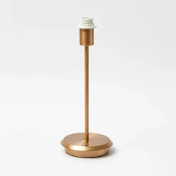 Tall Rechargeable Lamp With Blue Lotus Lampshade