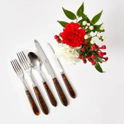 Tortoiseshell Cutlery (5 Piece)