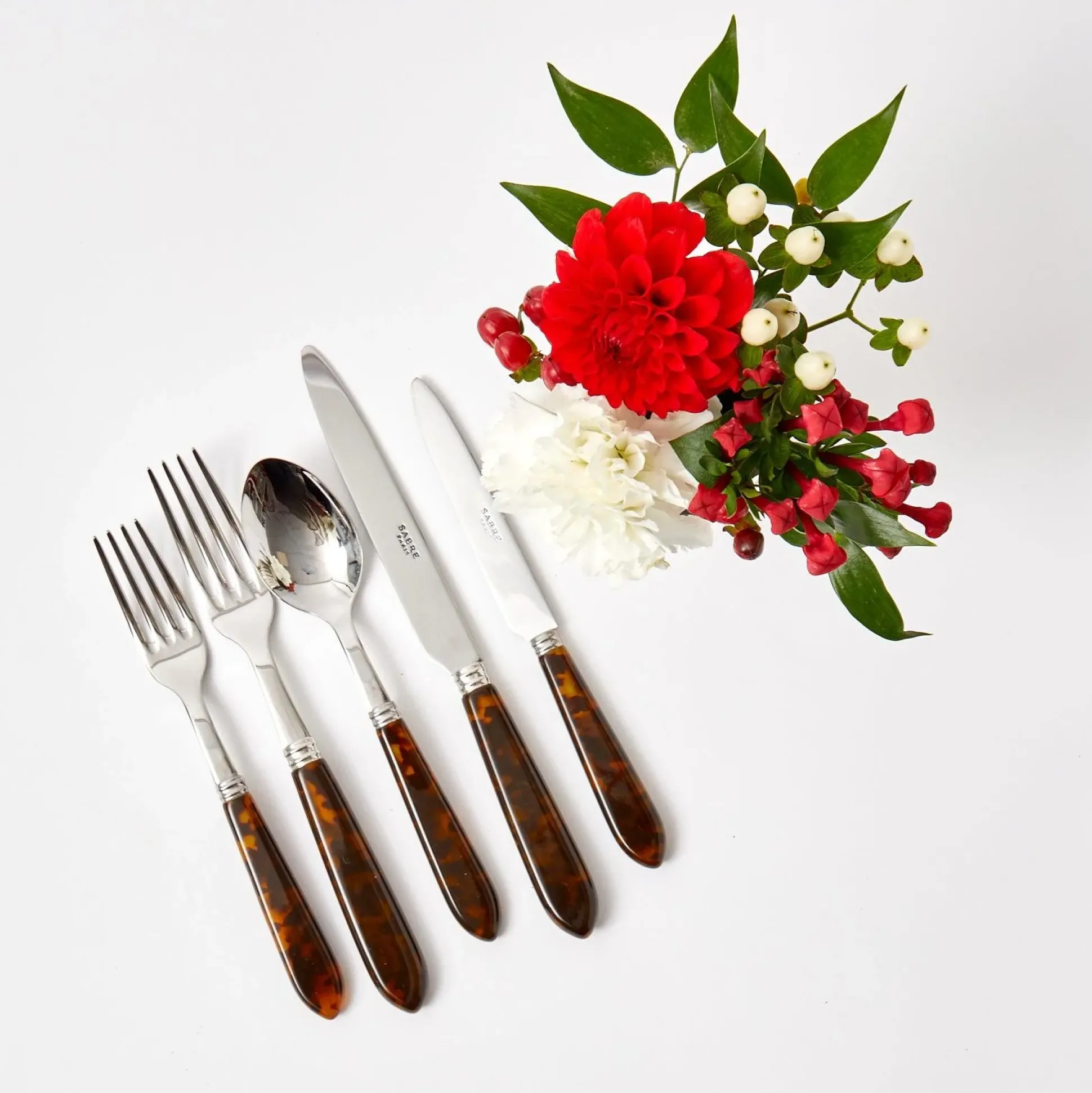 Tortoiseshell Cutlery (5 Piece)