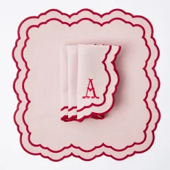 Valerie Pink Napkins (Set Of 4)