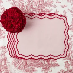 Valerie Pink Placemats (Set Of 4)
