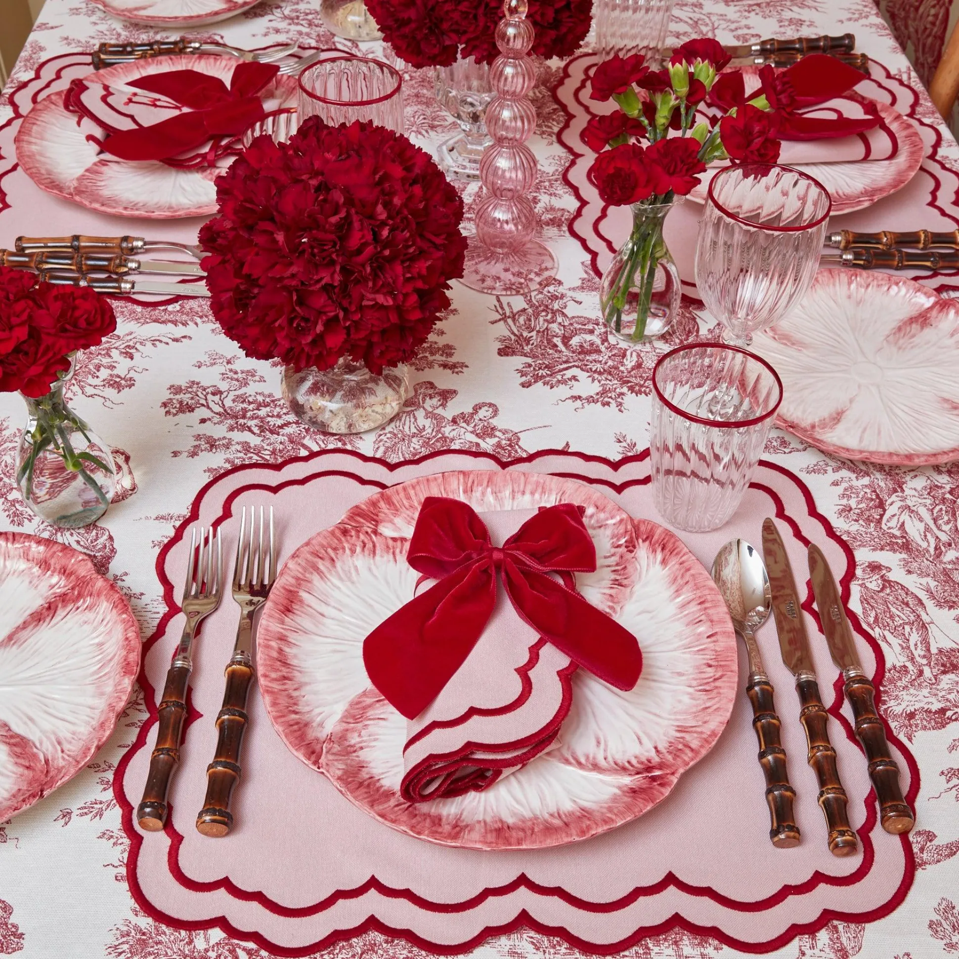Valerie Pink Placemats (Set Of 4)