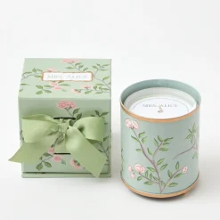 Velvet Oak Tole Candle Pot