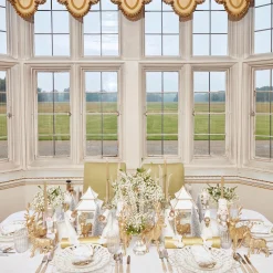 White & Gold Pagoda Lantern