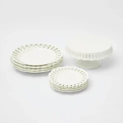 White Lace Cake Stand