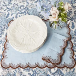 White Lettuce Dinner Plate