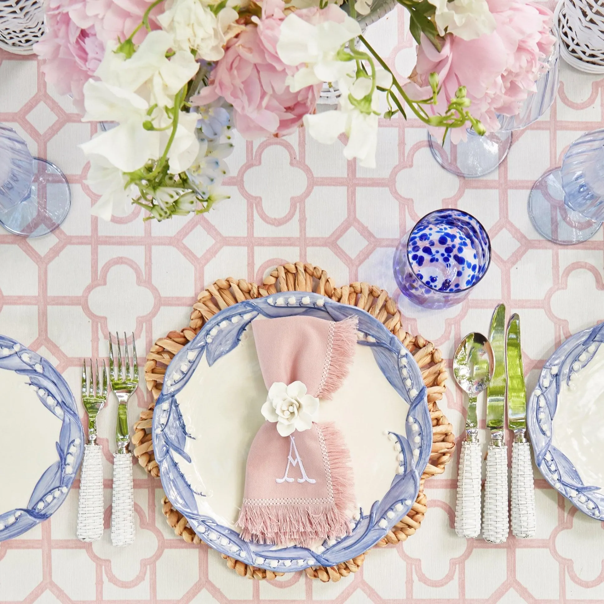 White Rattan Cutlery (5 Piece)