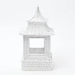 White Rattan Pagoda Lantern