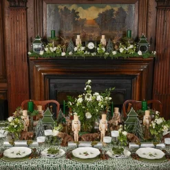 White Ribbon Water & Wine Glassware Set