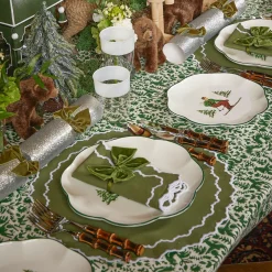 White Ribbon Water & Wine Glassware Set