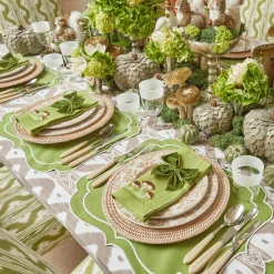 White Ribbon Water & Wine Glassware Set