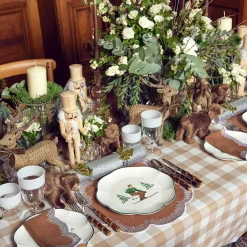 White Ribbon Water & Wine Glassware Set