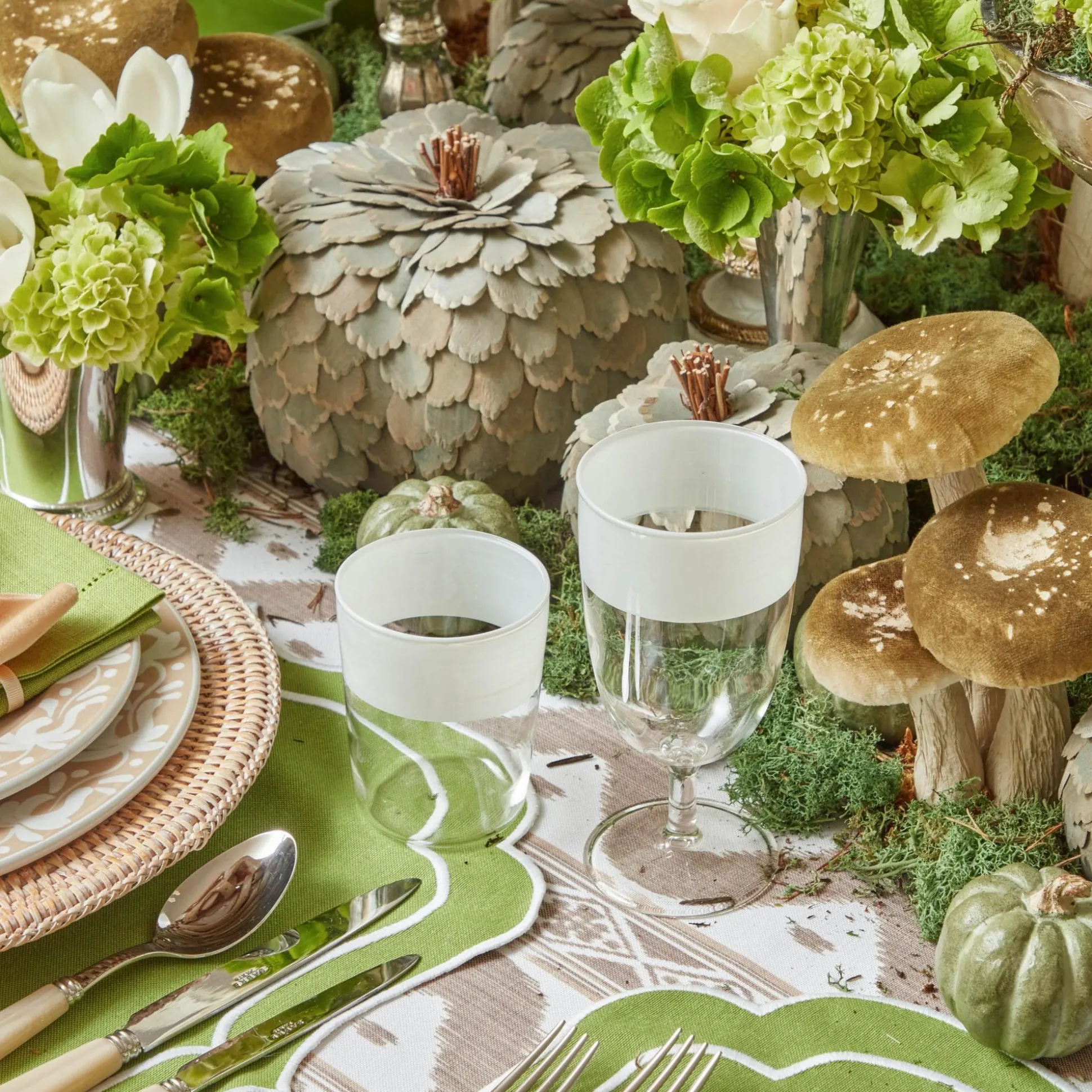 White Ribbon Water Glasses (Set Of 4)