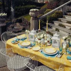 Yellow Capri Lettuce Dinner Plate