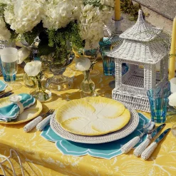 Yellow Capri Lettuce Dinner Plate