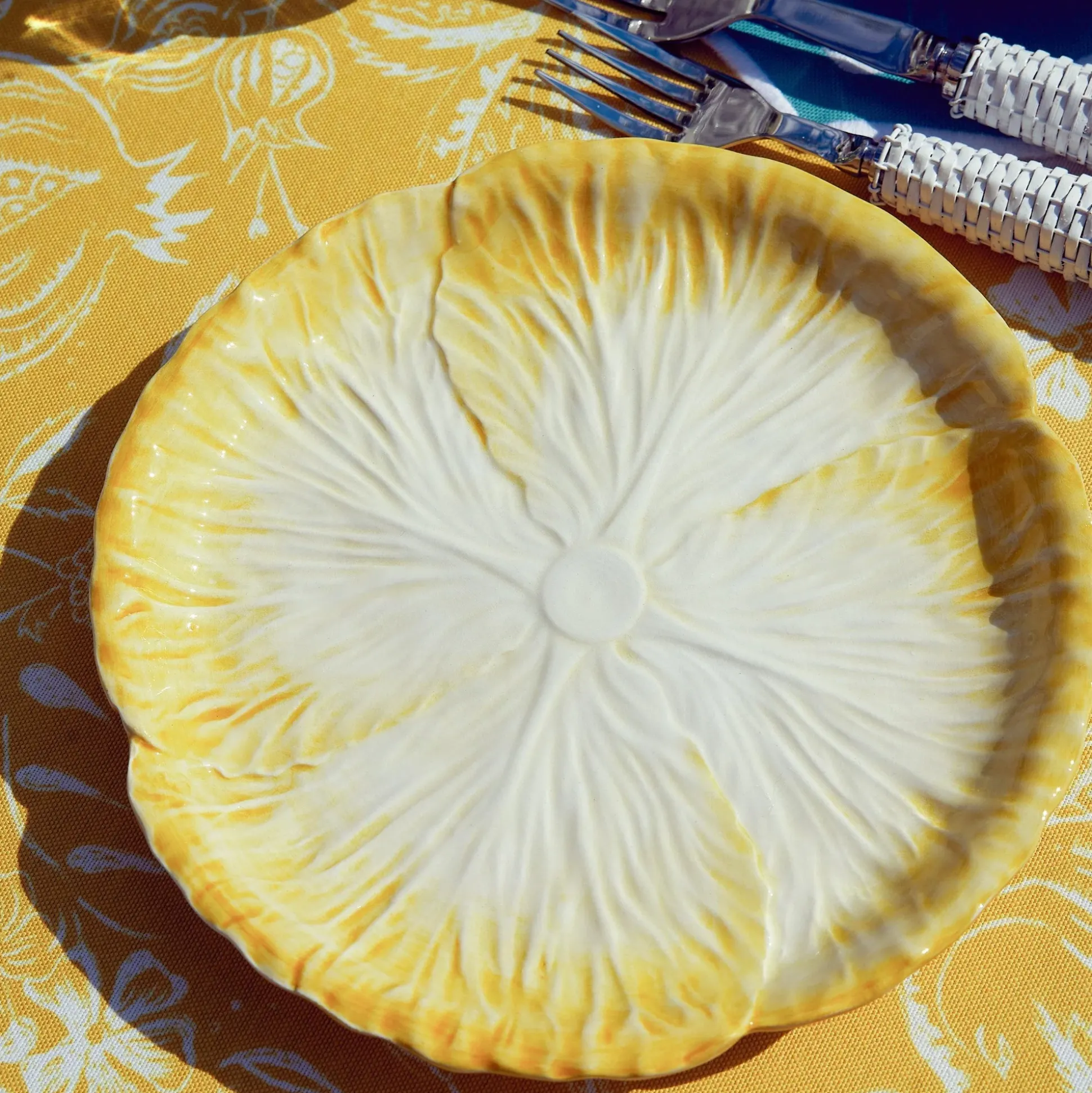 Yellow Capri Lettuce Starter Plate